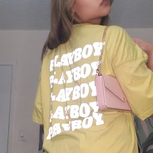Yellow Playboy Top